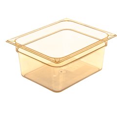 10422B13 StorPlus™ High Heat Food Pan 1/2 Size, 6" Deep - Amber