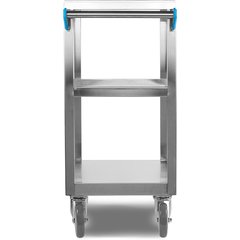UC3031524 Stainless Steel 3 Shelf Utility Cart 15.5" x 24" - Stainless Steel