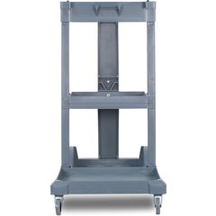 JC1945S23 Short Platform Janitorial Cart  - Gray