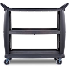 CC224303 Bussing Cart 23" x 42" x 37.5" - Black
