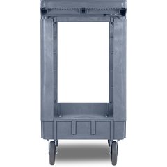 UC401823 Bin Top 2 Shelf Utility Cart 40" x 17.25" - Gray