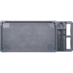 UC401823 Bin Top 2 Shelf Utility Cart 40" x 17.25" - Gray