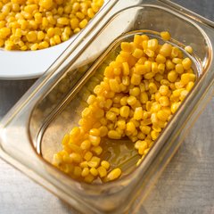 1053513 StorPlus™ High Heat Food Pan Drain Grate 1/9 Size - Amber