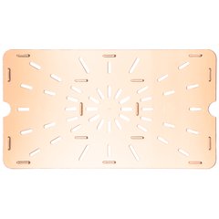 1041513 StorPlus™ High Heat Food Pan Drain Grate Full-Size - Amber