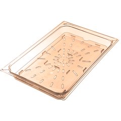 1041513 StorPlus™ High Heat Food Pan Drain Grate Full-Size - Amber