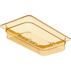 3086013 StorPlus™ High Heat Food Pan 1/3 Size, 2.5" Deep - Amber