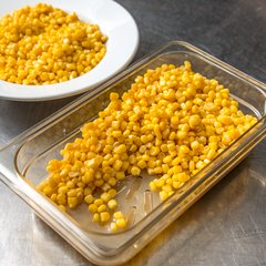 3089513 StorPlus™ High Heat Food Pan Drain Grate 1/4 Size - Amber