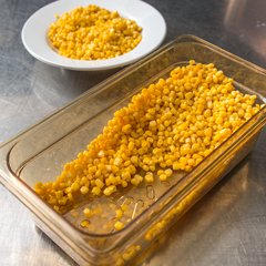 3087013 StorPlus™ High Heat Food Pan Drain Grate 1/3 Size - Amber