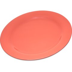 Carlisle Melamine Dinner Plate Narrow Rim 10.5" Sunset Orange 4300252 Case of 12