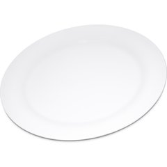 Carlisle Durus Melamine Dinner Plate Narrow Rim 10.5" White 4300202 Case of 12
