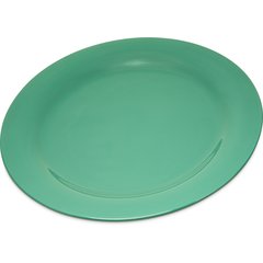 Carlisle Melamine Dinner Plate Narrow Rim 10.5" Green 4300209 Case of 12