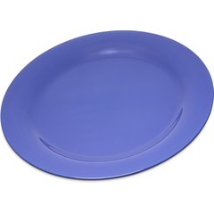 Carlisle Melamine Dinner Plate Narrow Rim 10.5" Ocean Blue 4300214 Case of 12