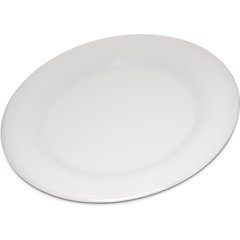 Carlisle Melamine Dinner Plate Wide Rim 10.5" Bone 4301042 Case of 12