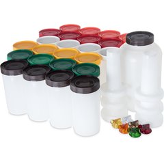 PS602N00 - Store N' Pour® Quart Backup Container w/ Assorted Color Caps 1  Quart - Assorted