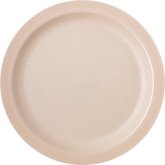 PCD21025 Polycarbonate Narrow Rim Plate 10" - Tan