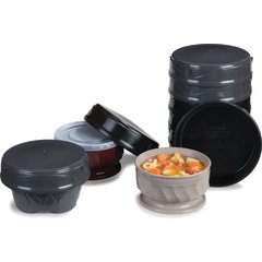 DX3353IL03 DuraTherm™ Insulated Soup Bowl Lid Cover 5.25" x 1.45" (48/cs) - Black