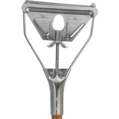 4034000 63" Wood Mop Handle with Metal Head 63" - Tan