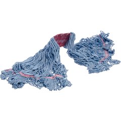 369454B14 Flo-Pac® Large Looped-End Mop With Red Band  - Blue