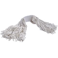 369817B00 #24 Large Cut-End Mop 5" - White