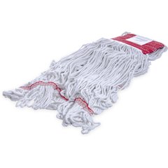 369424B00 Flo-Pac® Large Looped-End Mop w/Red Band  - White-Red