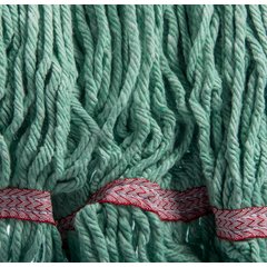 369484B09 Flo-Pac® Large Red Band Mop With Looped-End  - Green