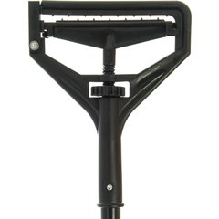 3696800 Flo-Pac® Vinyl Coated Metal Handle w/Plastic Head 60" Long/1" D - Black