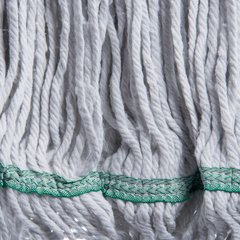 369419B00 Flo-Pac® Medium Green Band Mop  - White