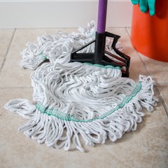 369419B00 Flo-Pac® Medium Green Band Mop  - White