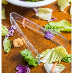 400607 Carly® Salad Tong 6-7/32" - Clear