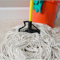 4166404 Sparta® Spectrum® Quik-Release™ Fiberglass Mop Handle 60" Long / 1" D - Yellow