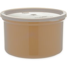 Carlisle Poly-Tuf Crock w/Lid 1.5 qt Beige 034306 Case of 6