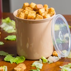 030106 Classic™ Crock w/Lid 1.2 qt - Beige