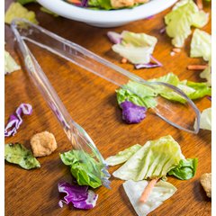 400907 Carly® Salad Tong 9-1/32" - Clear