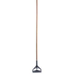 36936500 Plastic Mop Head with Wood Handle 54" - Tan