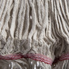 369552B00 Flo-Pac® Large Looped-End Mop w/Red Band  - White-Red