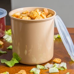 030206 Classic™ Crock w/Lid 2.7 qt - Beige