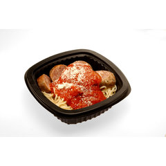 DXMW512PBLK Microwaveable Square Side Dish 12oz. (500/cs) - Black