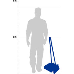 36141503 Duo-Pan™ Upright Dust Pan & Broom 36" - Black