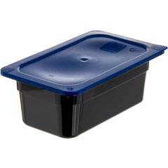 3058160 Smart Lids™ Food Pan Lid 1/4 Size - Dark Blue