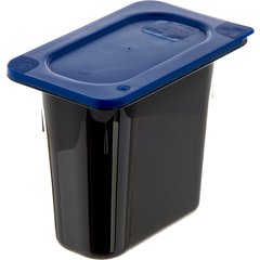 3058360 Smart Lids™ Food Pan Lid 1/9 Size - Dark Blue