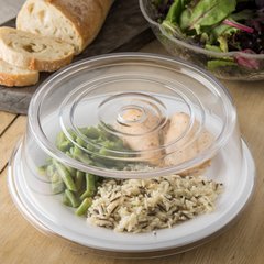 199107 Clear Plate Cover 10-1/2 to 10 5/8"  - Clear