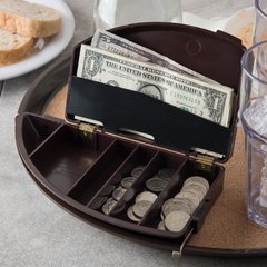 140101 Money Maid™ Round Clip-On 9", 5", 2-1/4" - Brown