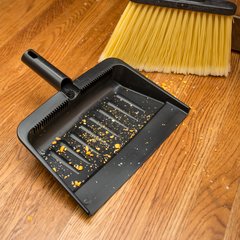 36143703 Flo-Pac® Flexible Plastic Dustpan 12" x 8" - Black