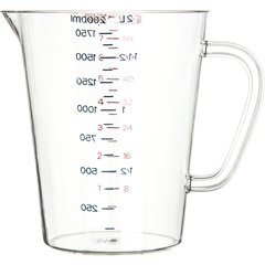4314407 Commercial  Measuring Cup 1/2 gal - Clear