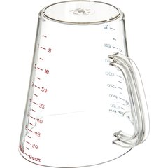 4314407 Commercial  Measuring Cup 1/2 gal - Clear