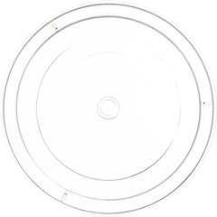 199307 Clear Plate Cover 10-3/4 to 11"  - Clear