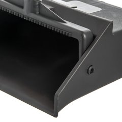 36142003 Lobby Dust Pan with 2-Piece Handle  - Black