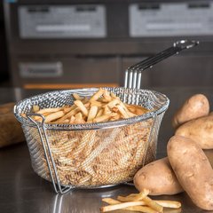 601001 Mesh Fryer Basket 9-3/4" - Chrome