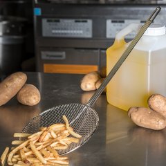 601528 Bowl Mesh Skimmer 8" - Silver