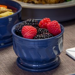 DX330050 Turnbury® Insulated Pedestal Based Bowl 9 oz (48/cs) - Dark Blue